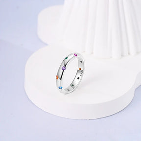 Onnat Zirconia Stones Ring - 925 Silver