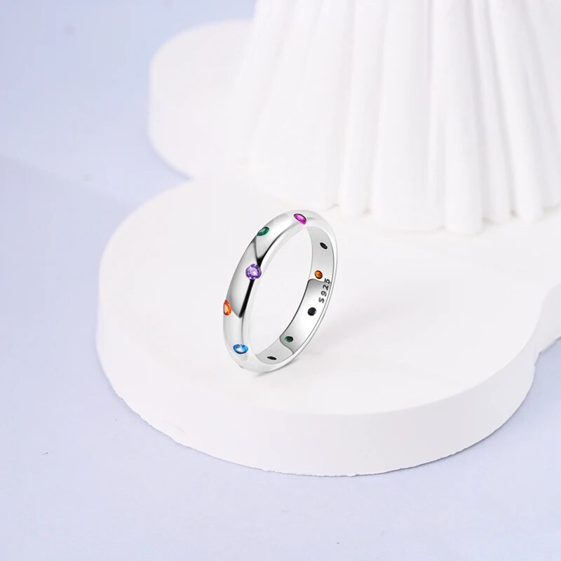 Onnat Zirconia Stones Ring - 925 Silver