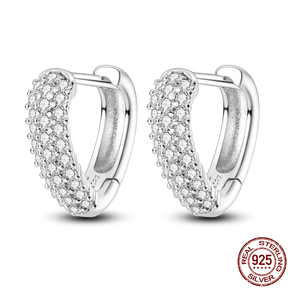 Oval Studded Earring P Onnat - Silver 925