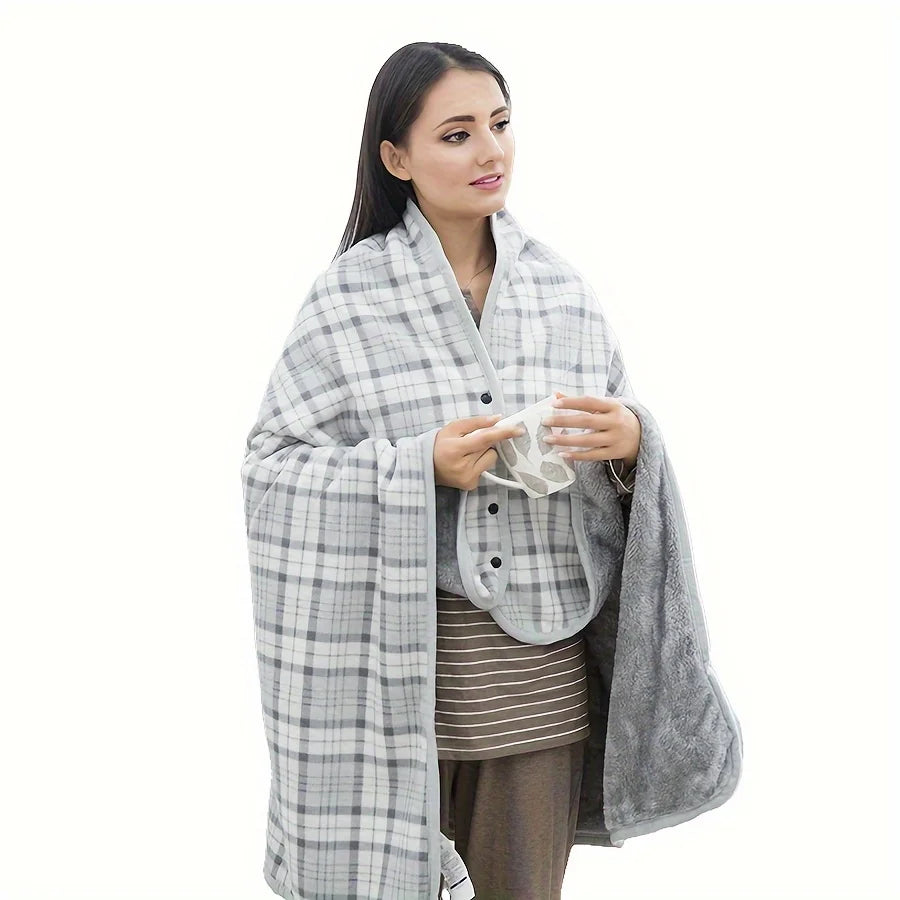 ComfortEase™ Wearable Flannel Blanket