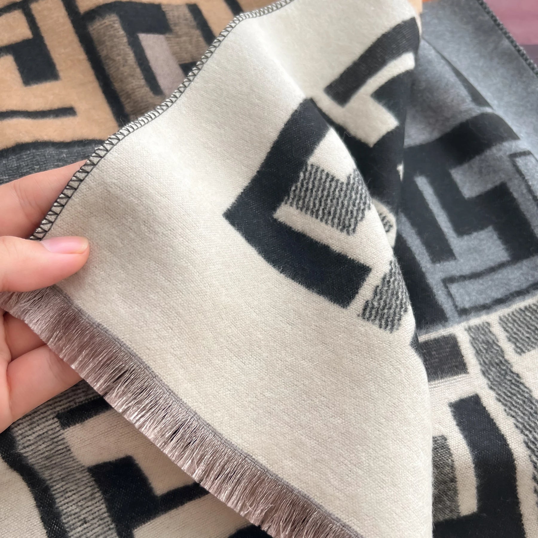 ChicWarmth™ – Xale Pashmina Dupla Face