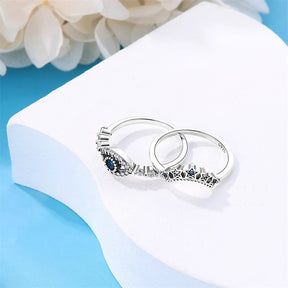 Onnat Double Eye Ring - 925 silver