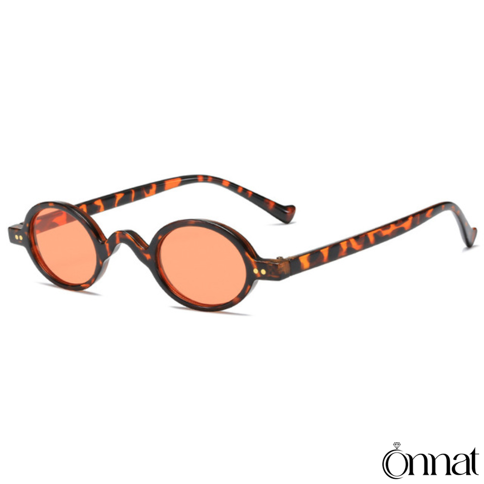 Mavie Glasses Leopard | Orange Sunglasses