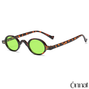 Mavie Glasses Leopard | Green Sunglasses