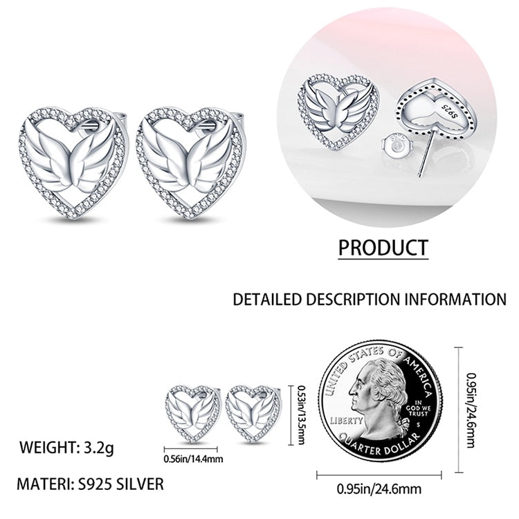 ANGEL ONNAT EARRING - 925 SILVER