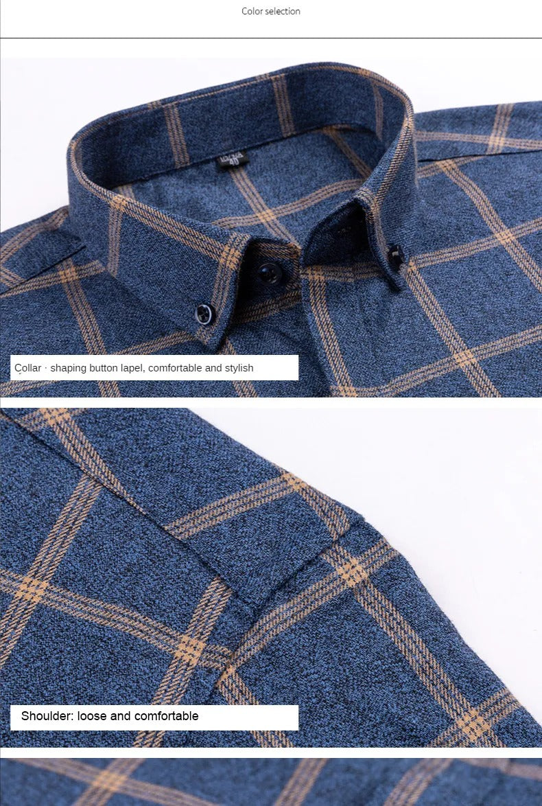 Heritage Plaid – Men's Classic Cotton Shirt