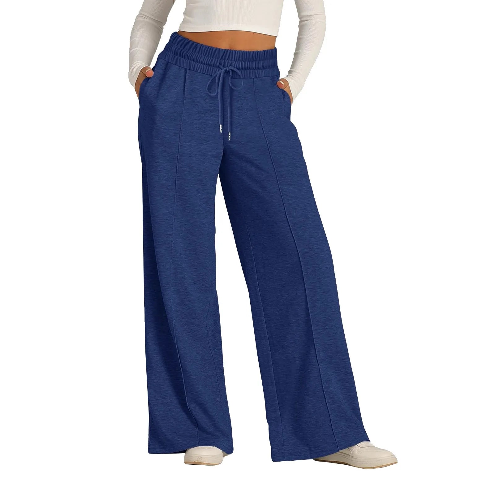 Women's Luxe Wide-Leg Sweatpants