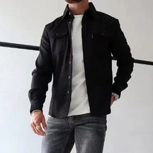 Urban Classic Single-Breasted Overcoat