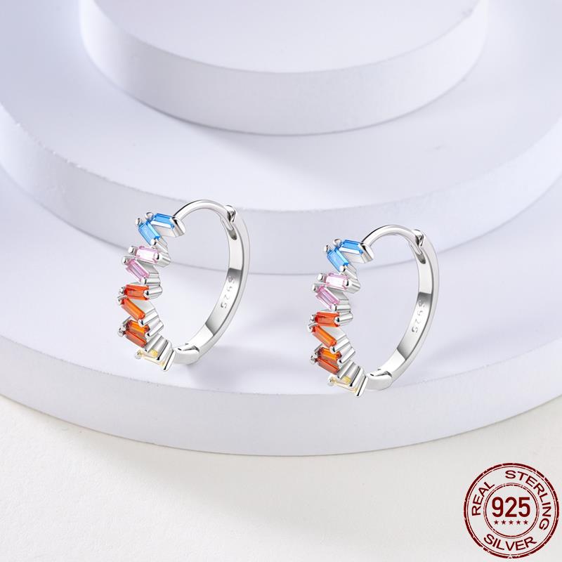 Onnat Colors Stone Earring - 925 Silver