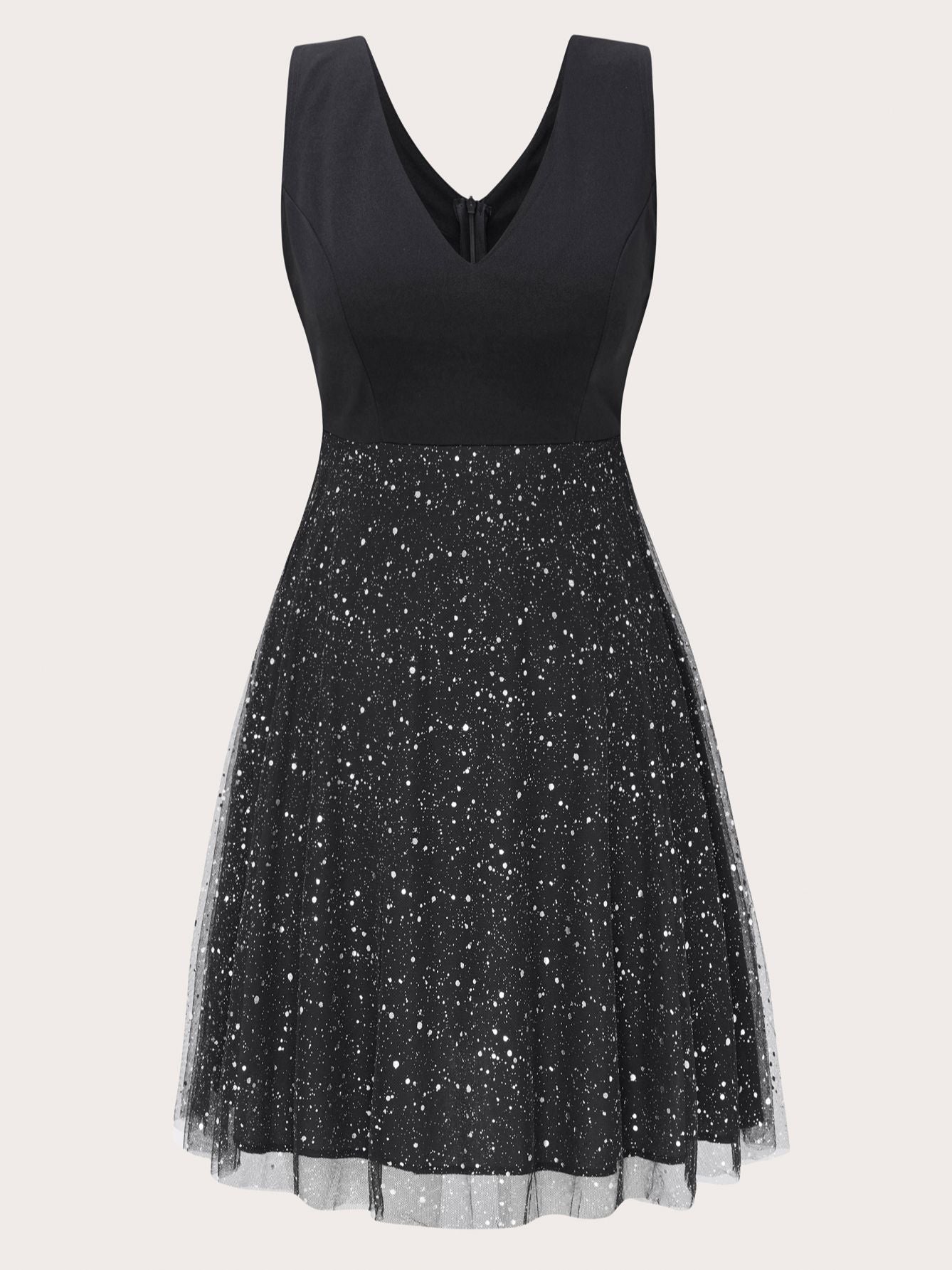 Elegantes Glitzer-Marley-Kleid