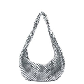 Rubinrote Strass-Tasche