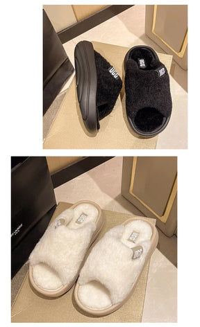 LuxeComfort Fur Slippers