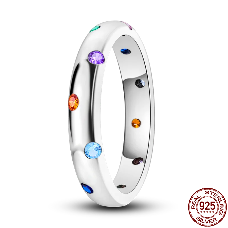 Onnat Zirconia Stones Ring - 925 Silver