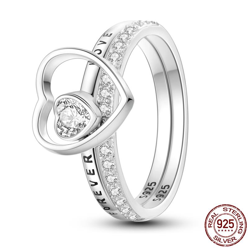 Luxury Heart Ring Onnat- 925 Silver