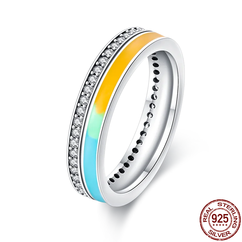 Onnat Gradient Ring - 925 Silver