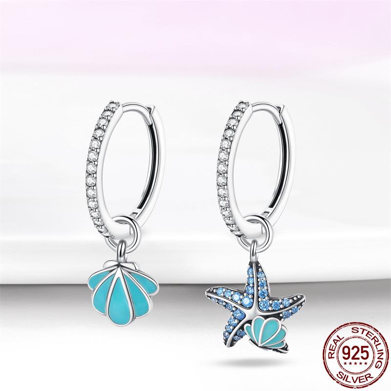 Onnat Shell Star Earring - 925 silver