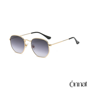 Vancy Glasses Gold | Gradient Sunglasses