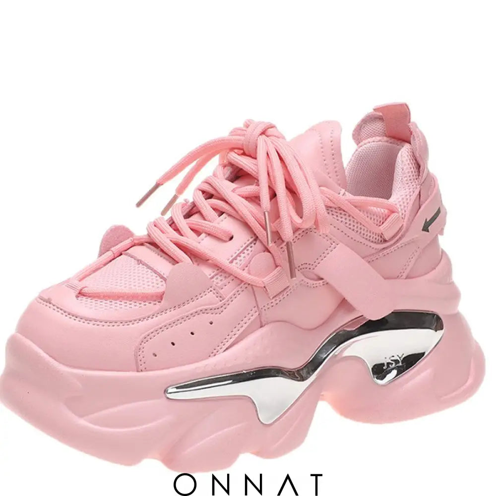 Alana Platform Sneakers Pink / 35 Shoes