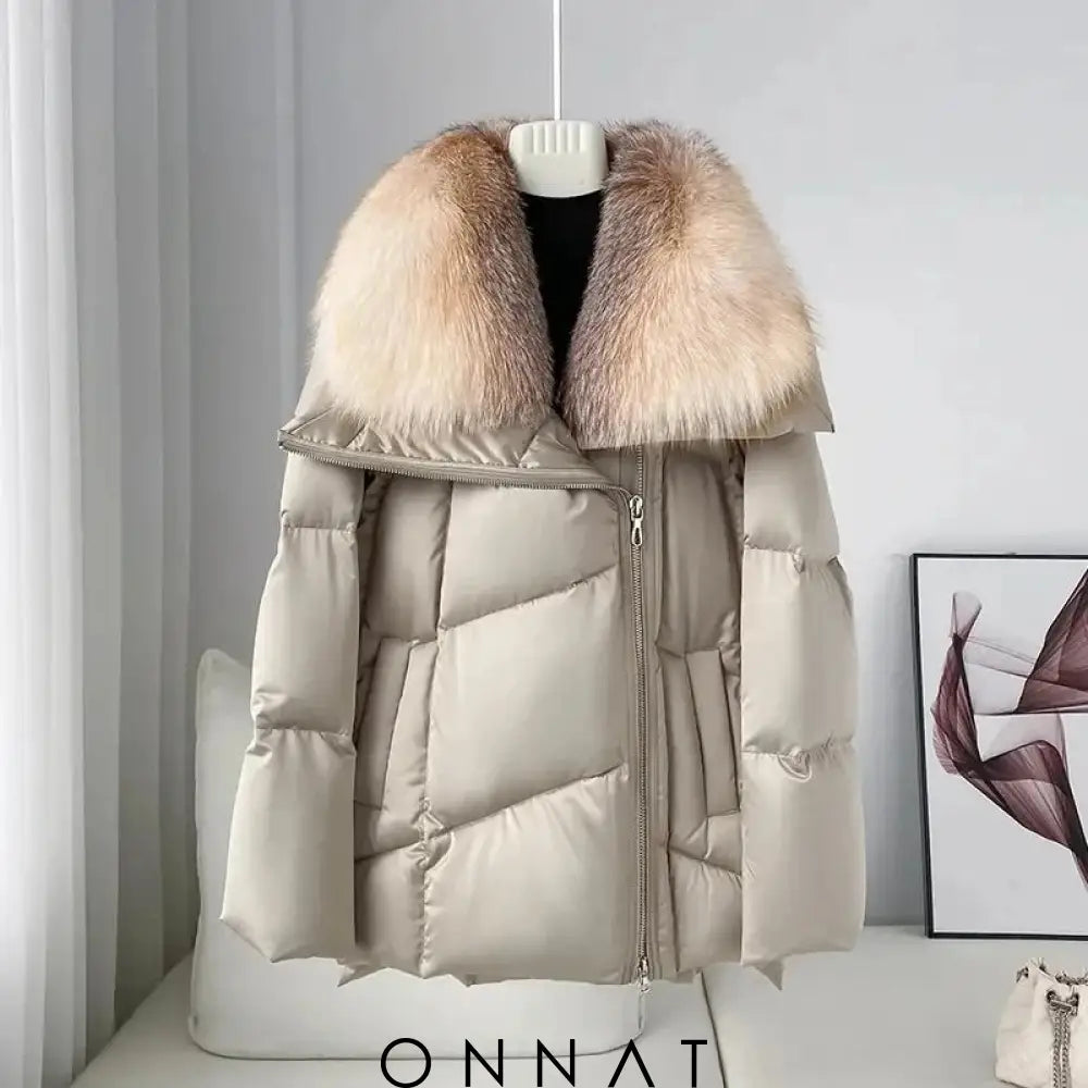 Anny Plush Jacket Light Khaki / S Coats & Jackets