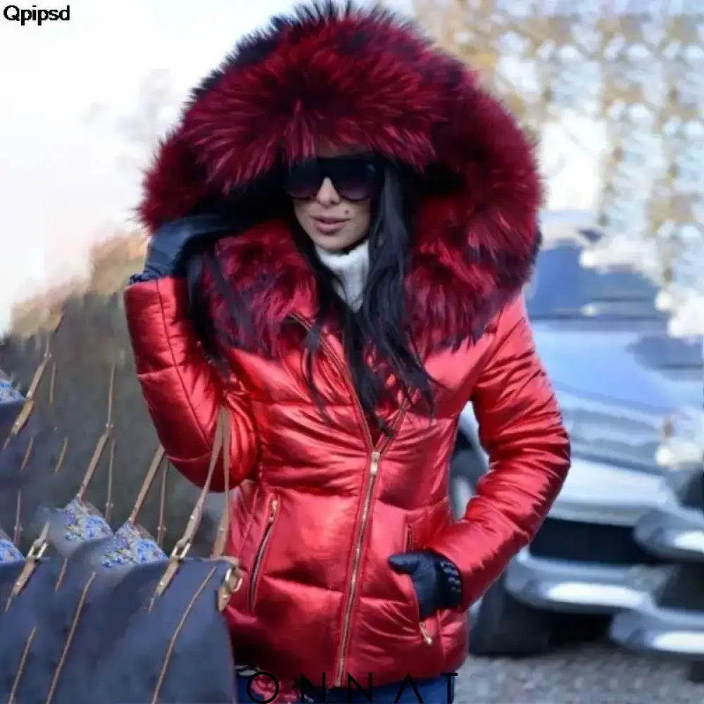 Arctic Chic Oversized Down Parka With Faux Fur Hood Coats & Jackets