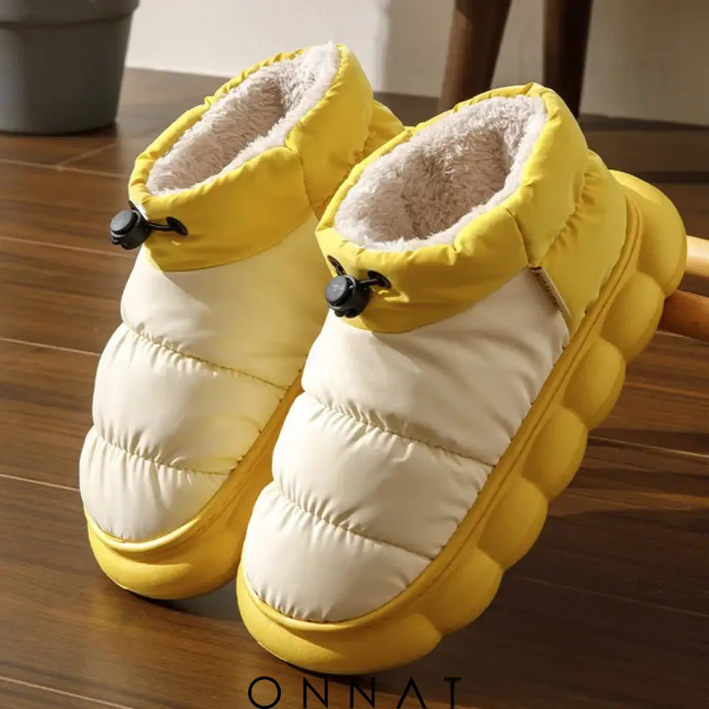 Arctic Chic Windproof Snow Boots Yellow / 36 Shoes