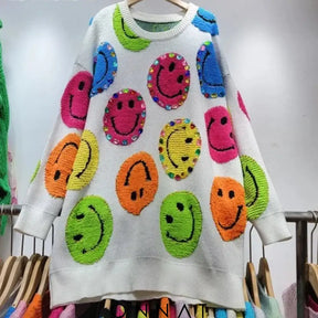 Beads Cute Cartoon Pullover Sweater Sweaters & Cardigans