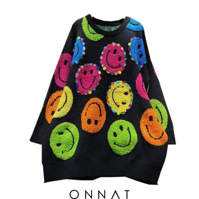 Beads Cute Cartoon Pullover Sweater Sweaters & Cardigans