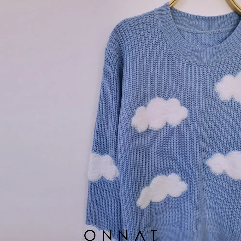 Blue Cloud Sweater Sweaters & Cardigans