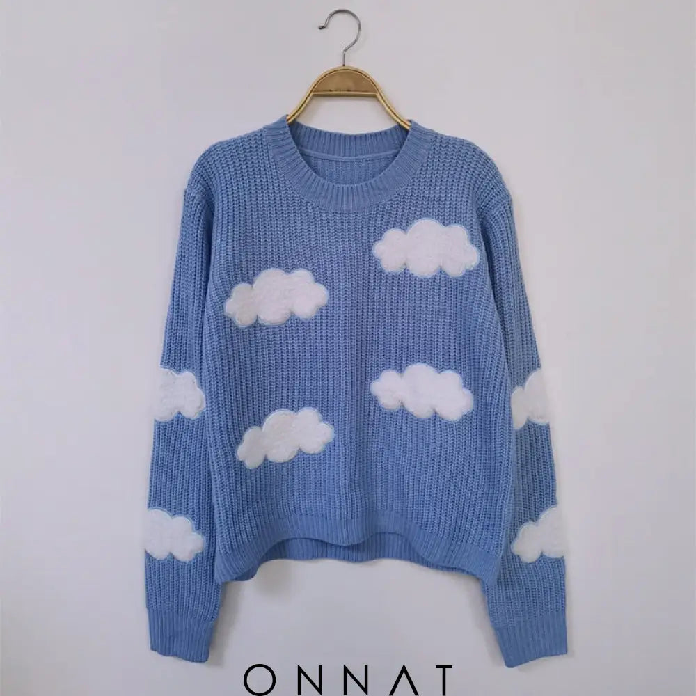 Blue Cloud Sweater Sweaters & Cardigans