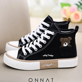 Bob Platform Sneakers Black - High-Tops / 34 Shoes