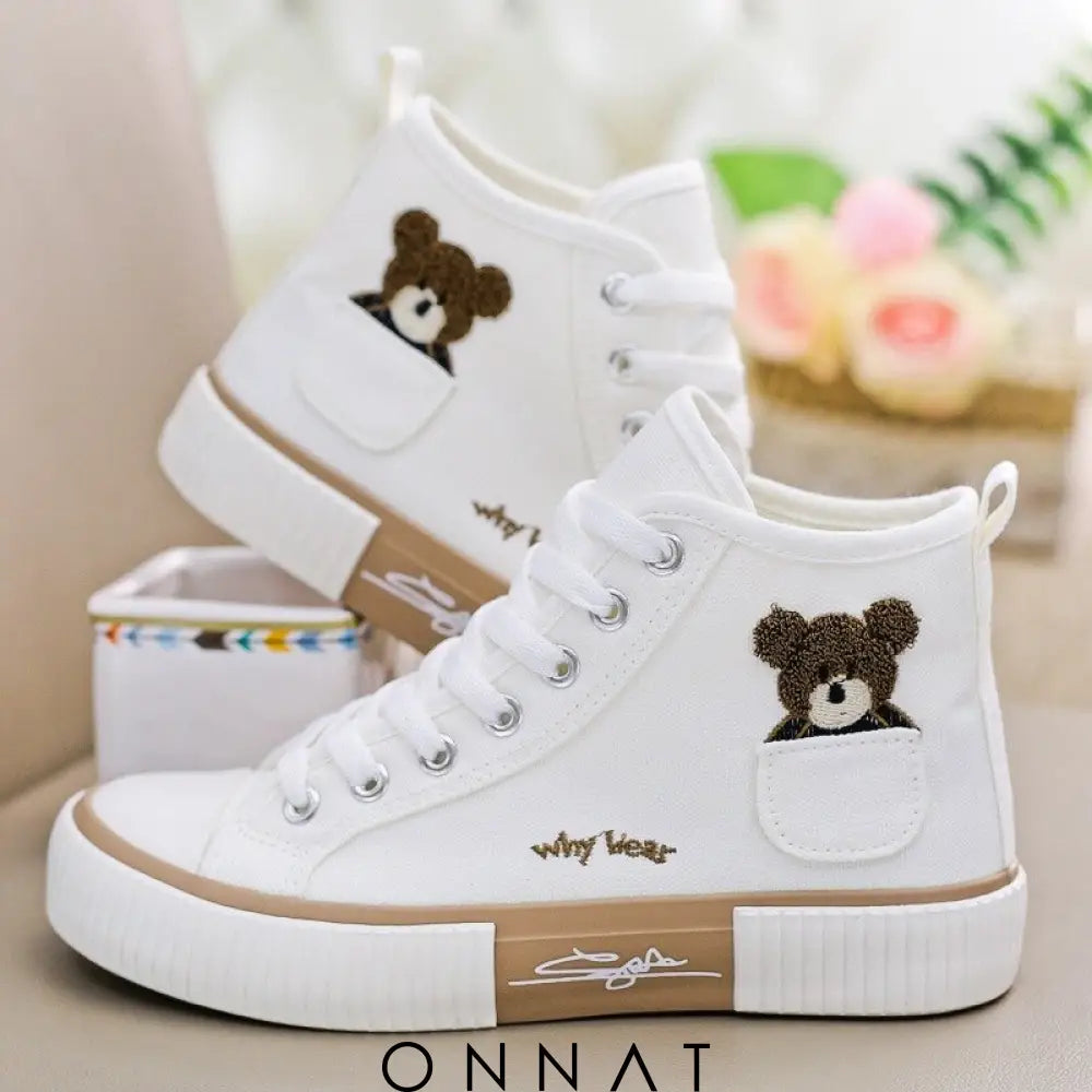 Bob Platform Sneakers White - High-Tops / 34 Shoes