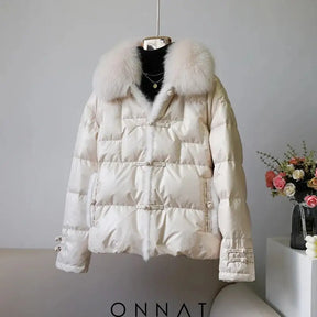 Caroline Puffer Jacket Beige / S Coats & Jackets