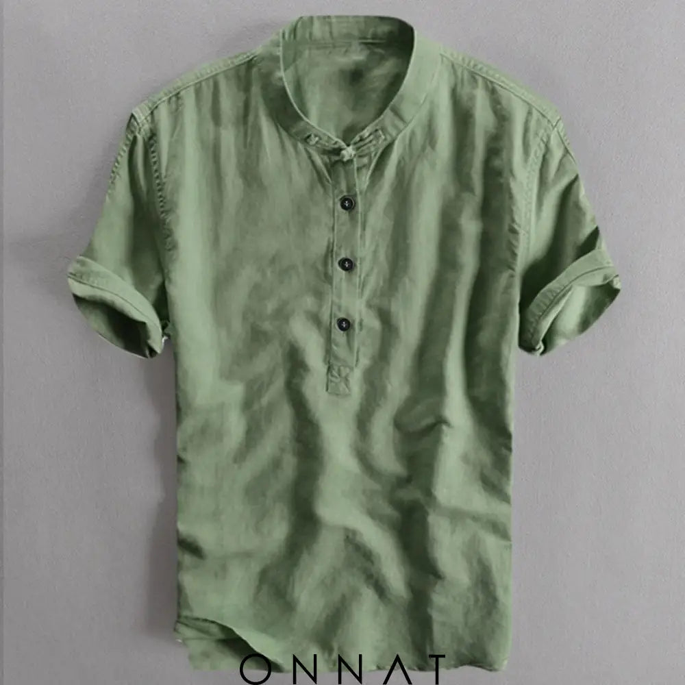 Casual T-Shirt Army Green / M Menswear