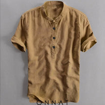 Casual T-Shirt Khaki / M Menswear