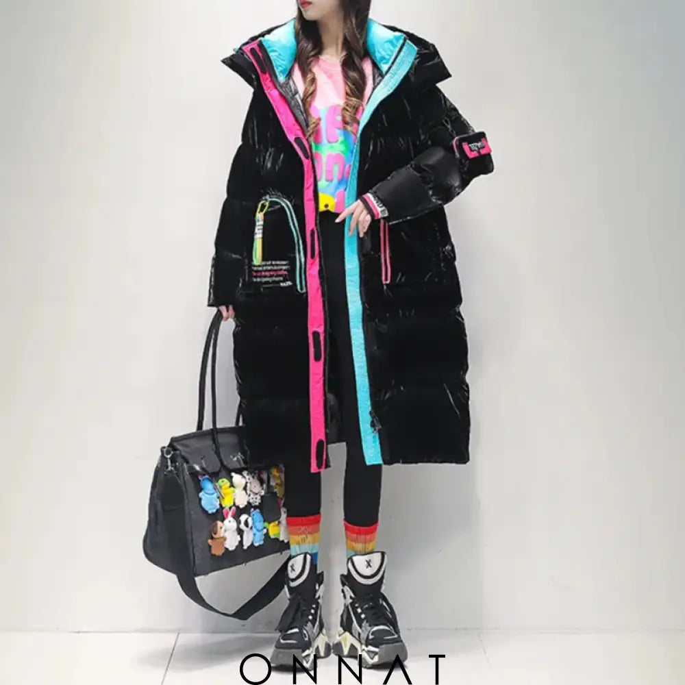 Cold Charm Jacket Long Black / S Coats & Jackets