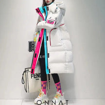 Cold Charm Jacket Long White / S Coats & Jackets