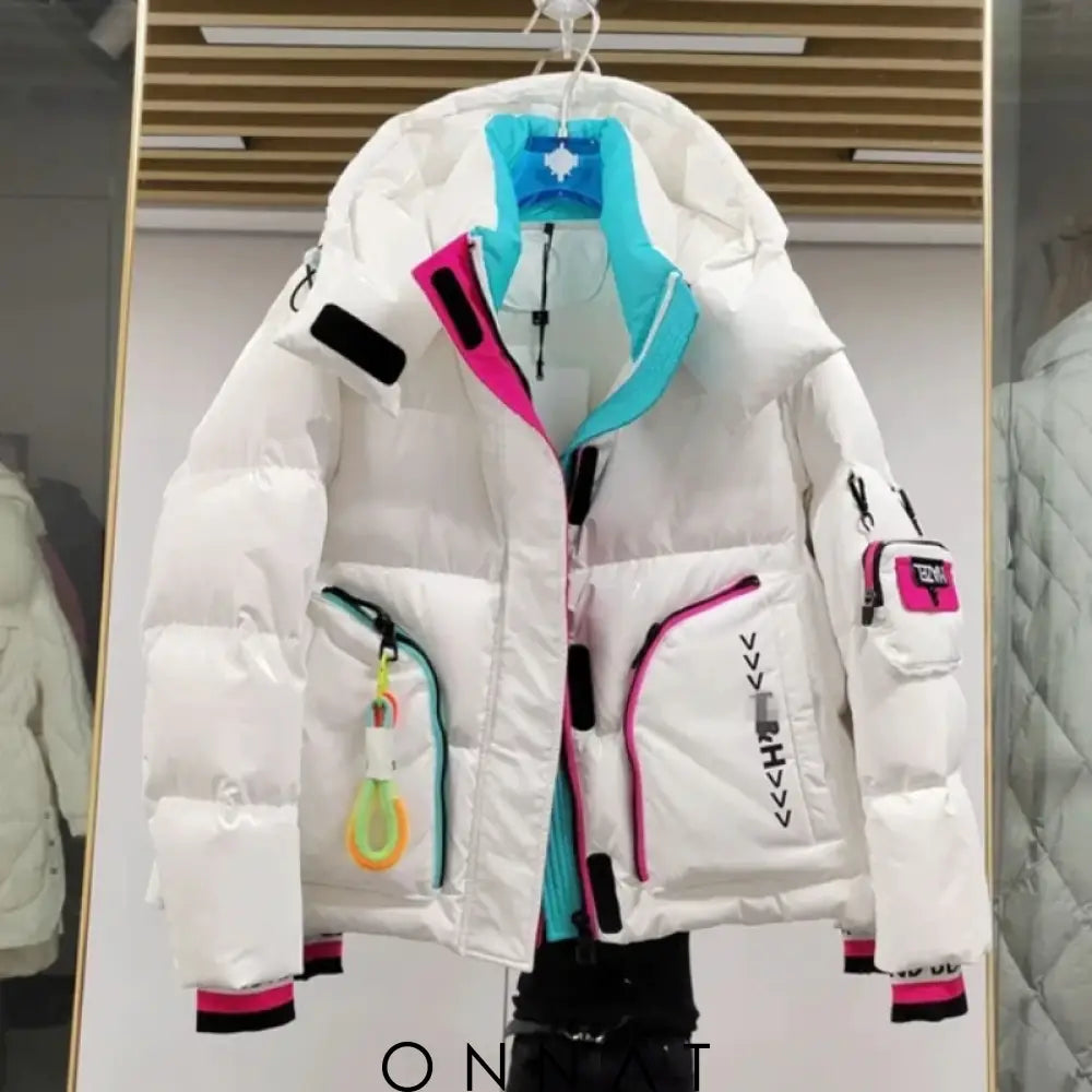 Cold Charm Jacket Short White / S Coats & Jackets