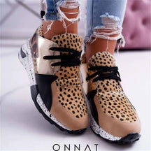 Color Dray Sneakers Leopard / 34 Shoes