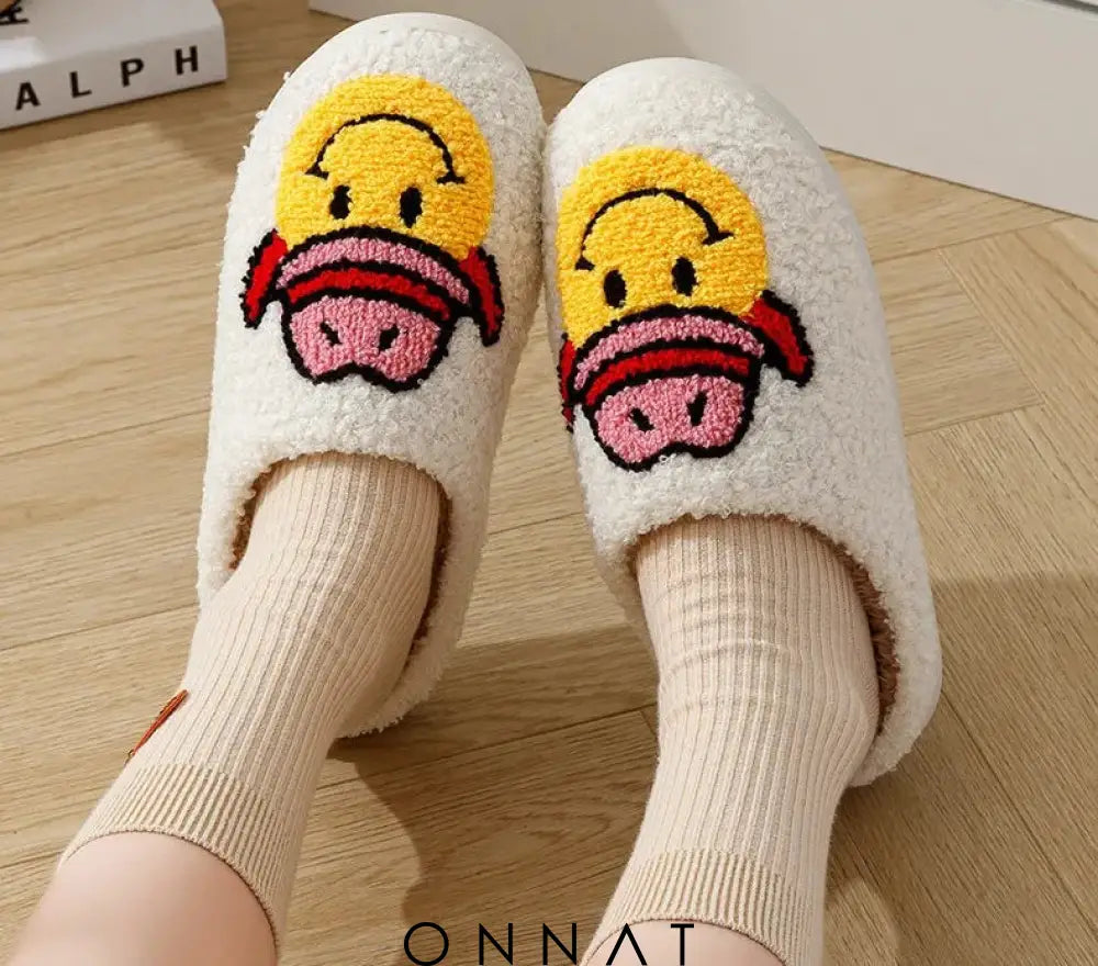 Comfortable Smile Slippers Shoes