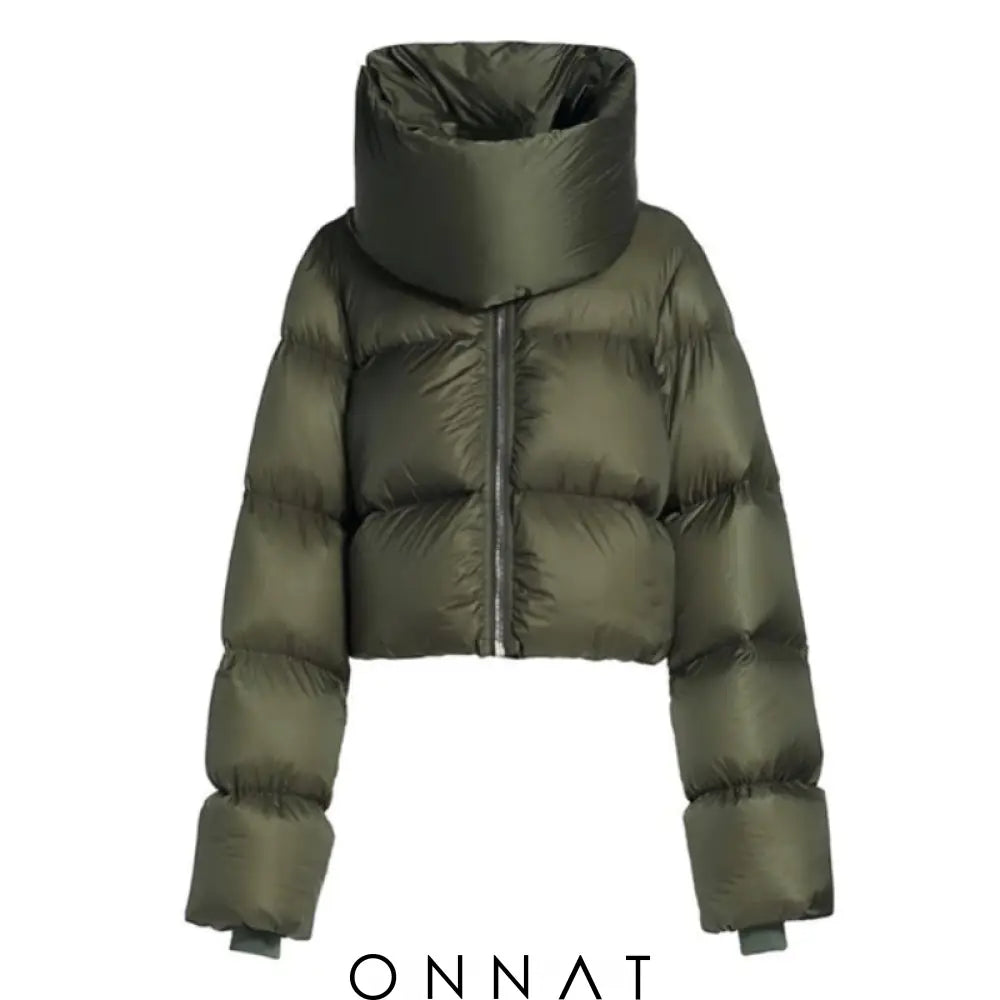 Cozy Chic Winter Jacket Green / S Coats & Jackets