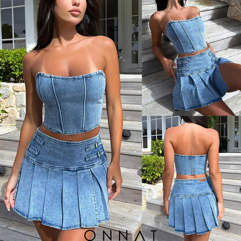 Denim Delicat Set Women’s Sets