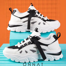 Endy Platform Sneakers White/Black / 34 Shoes