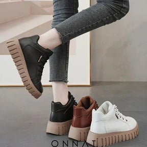 Fashionable Boots - Comfortable And Supportive Shoes With Thick Soles Shoes