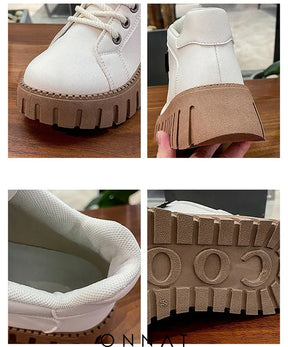 Fashionable Boots - Comfortable And Supportive Shoes With Thick Soles Shoes