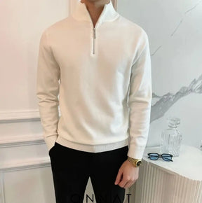 Fine Quarter Zip Sweater Menswear