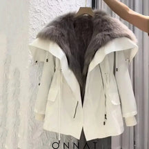 Fortress Fluffy Coat Beige / S Coats & Jackets