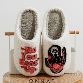 Ghostface Halloween Slippers 36-37 Sandals