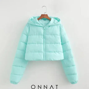 Glacier Puffer Jacket Light Green / S Coats & Jackets