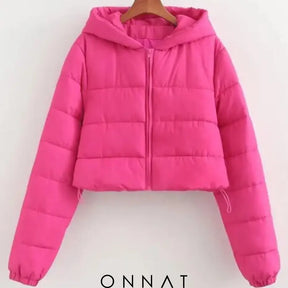 Glacier Puffer Jacket Rose Pink / S Coats & Jackets