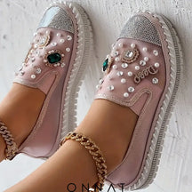 Glamuor Moccasins Pink / 35 Shoes